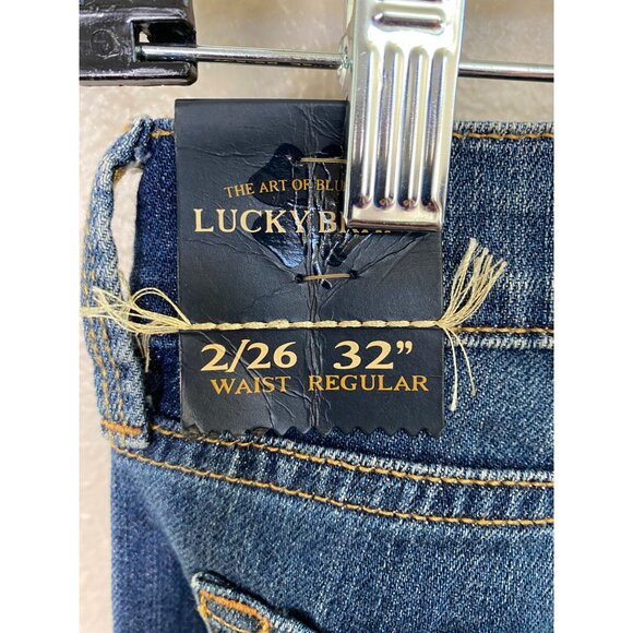 Lucky Brand Women Blue Denim Jeans 2/26 Regular Mid Rise Classic Fit Stretch NEW - Picture 7 of 12